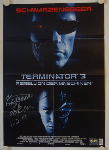 Terminator 3 - Rebellion der Maschinen originales deutsches Videoplakat